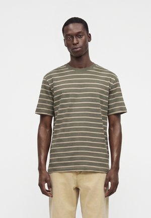 Only & Sons, ONSFRED LIFE STRIPE TEE - T-shirts print - castor gray