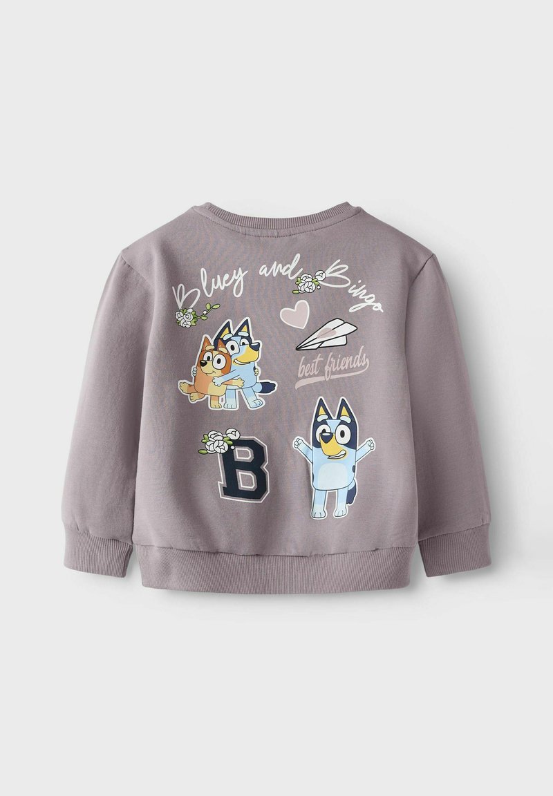 Bluey Sweat à Capuche Coton Fille - Hoodie Doux Officiel Avec Bluey Et Bingo