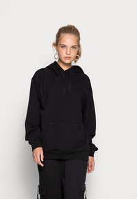 Colourful Rebel MOTH GLITTER OVERSIZED HOODIE WOMEN - Camisola - black