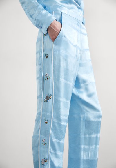 Ahluwalia EMBELLISHED TROUSER - Housut - blue