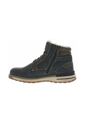 Bottines à lacets - bleu marine