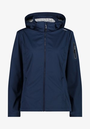 CMP WOMAN JACKET ZIP HOOD - Soft shell jacket - blue ghiaccio