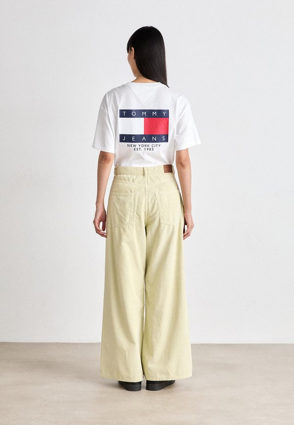 WIDE LEG - Trousers - wood ash4