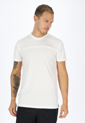 FJÄLLBACKA TRAINING - T-shirt basic - white