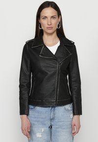 Koroshi - Faux leather jacket -  black Thumbnail Image 1