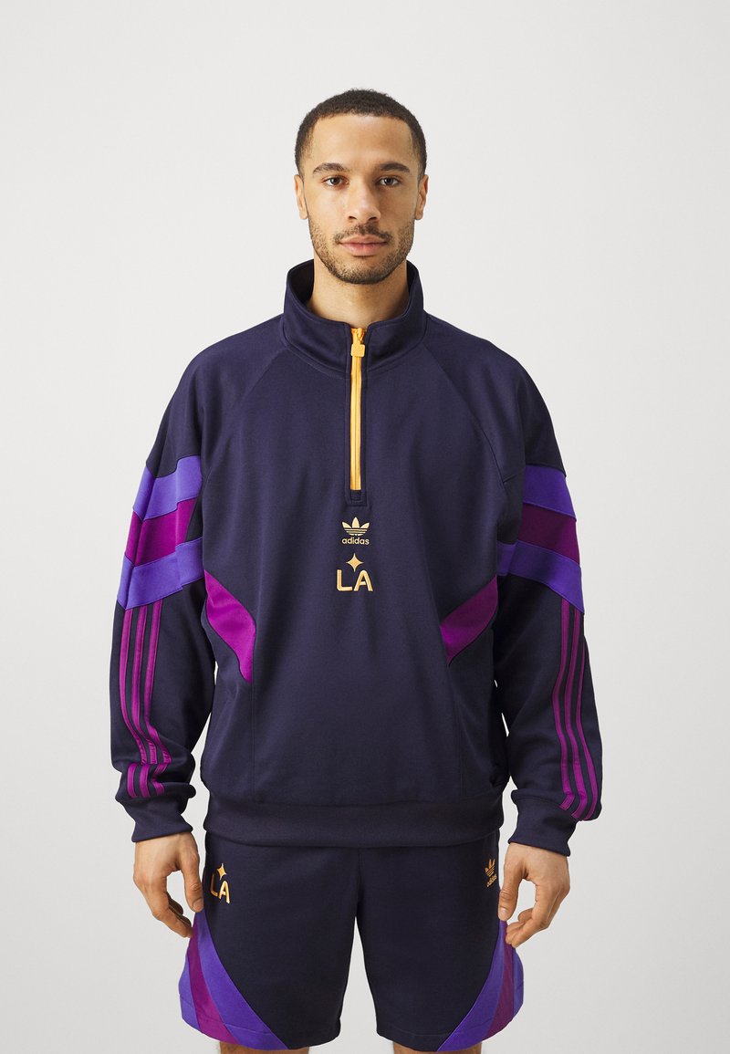 adidas Originals - LA GALAXY HALF ZIP   - Club wear - noble ink, Enlarge