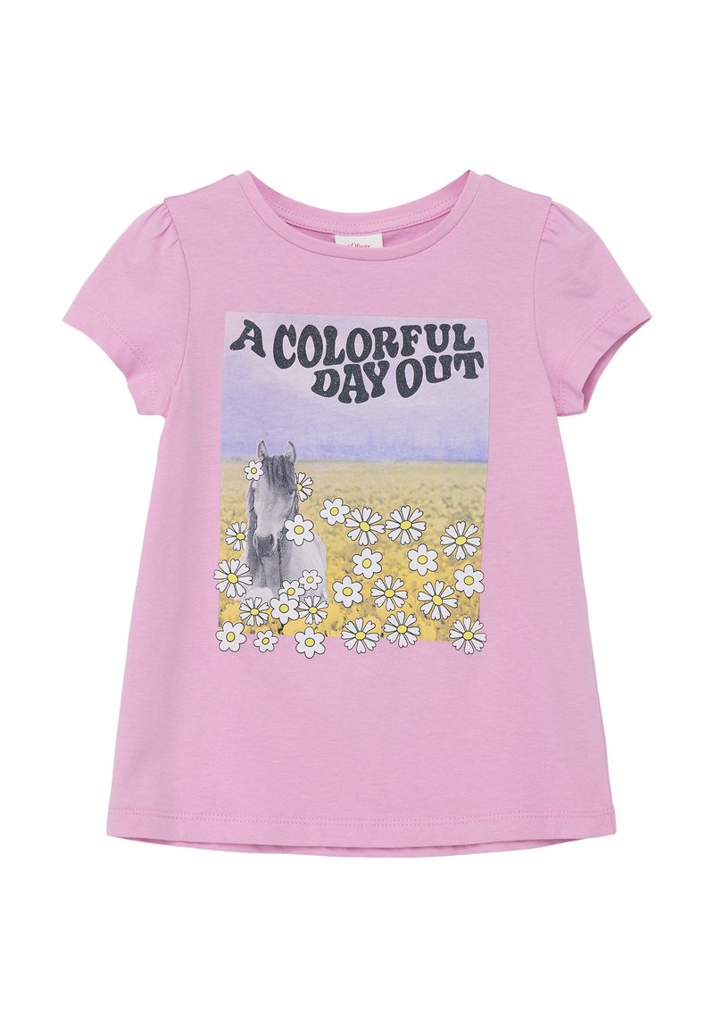 s.Oliver T-shirt print - rosa