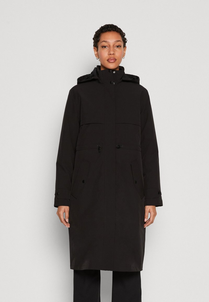 Selected Femme Slfibbi Tech Parka Black Zwart Zalando Be