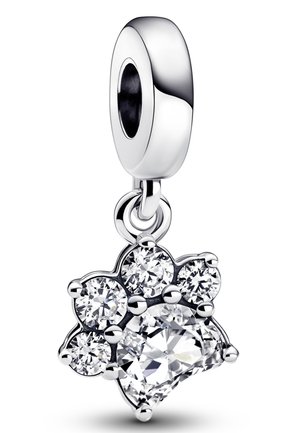 SPARKLING PET PAW  - Charm - silver coloured