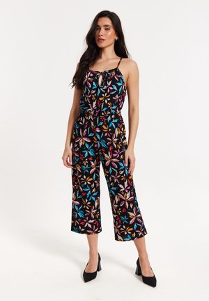 FLORAL PRINT SLEEVELESS - Jumpsuit - multi