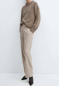 Mango Kalhoty - beige