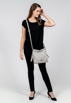 TOM TAILOR Lari schoudertas voor dames, crossbody bag, middelgroot, wit, 26,5x5x21, 003171 TOM TAILOR Lari schoudertas voor dames, crossbody bag, middelgroot, wit, 26,5x5x21, 003171