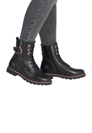 Remonte Bottines à lacets - schwarz