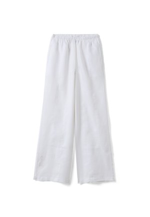 UTOPJA, WIDE-LEG TROUSERS - Pantalones - optical white