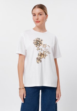 T-shirt imprimé - white