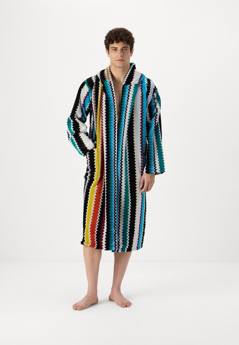 Peignoir Col Châle L Série NATURAL Blanc Crème | , Linge De Maison Et