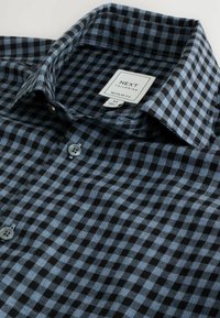 Unselected, navy gingham