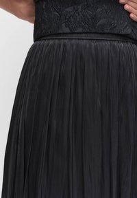 Dobber LIDA SHIMMER - A-lijn rok - black