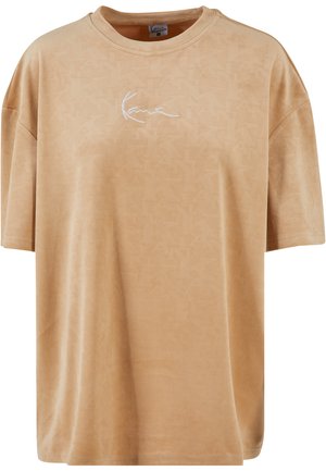 SIGNATURE  - Tricou cu imprimeu - sand