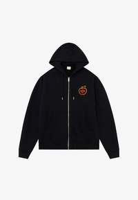 BIG APPLE ZIP HOODY UNISEX - Felpa con zip - black