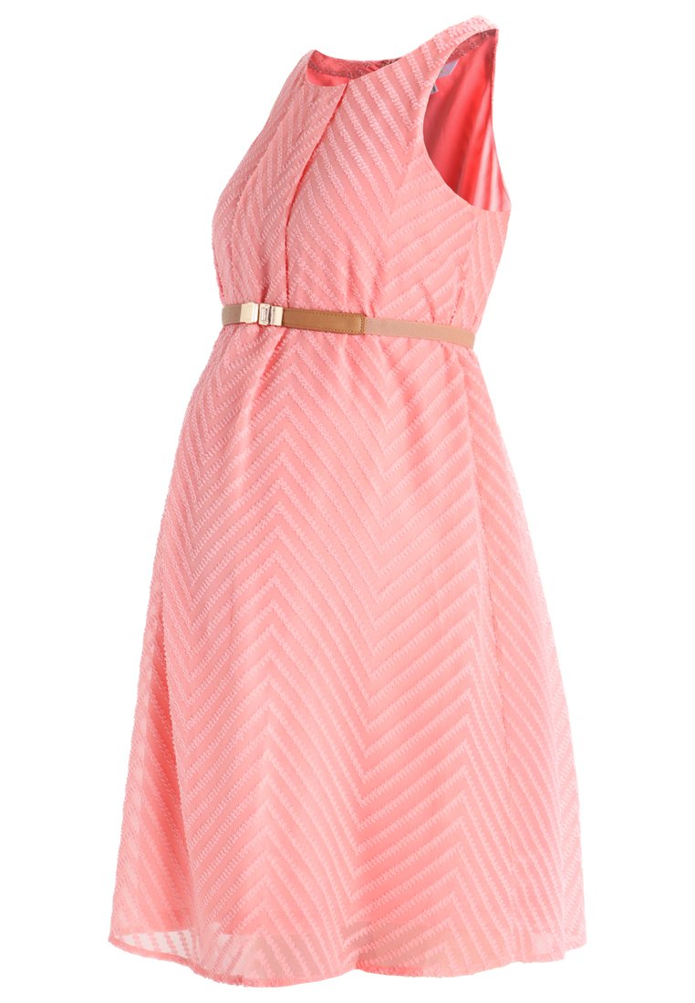 Spring Maternity Jurk donkerroze Spring Maternity Jurk donkerroze