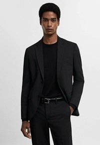 Mango Blazer jacket - black