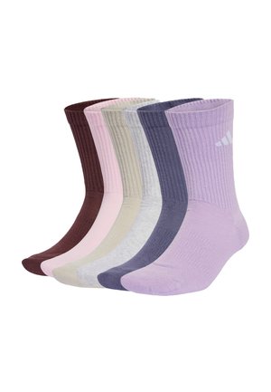 NEWLOGOCRW 6PACK - Sporta zeķes - aurora ruby   preloved violet   powder plum   light grey heather