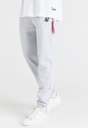 SIKSILK RELAXED FLIGHT JOGGERS - Pantaloni sportivi - light grey