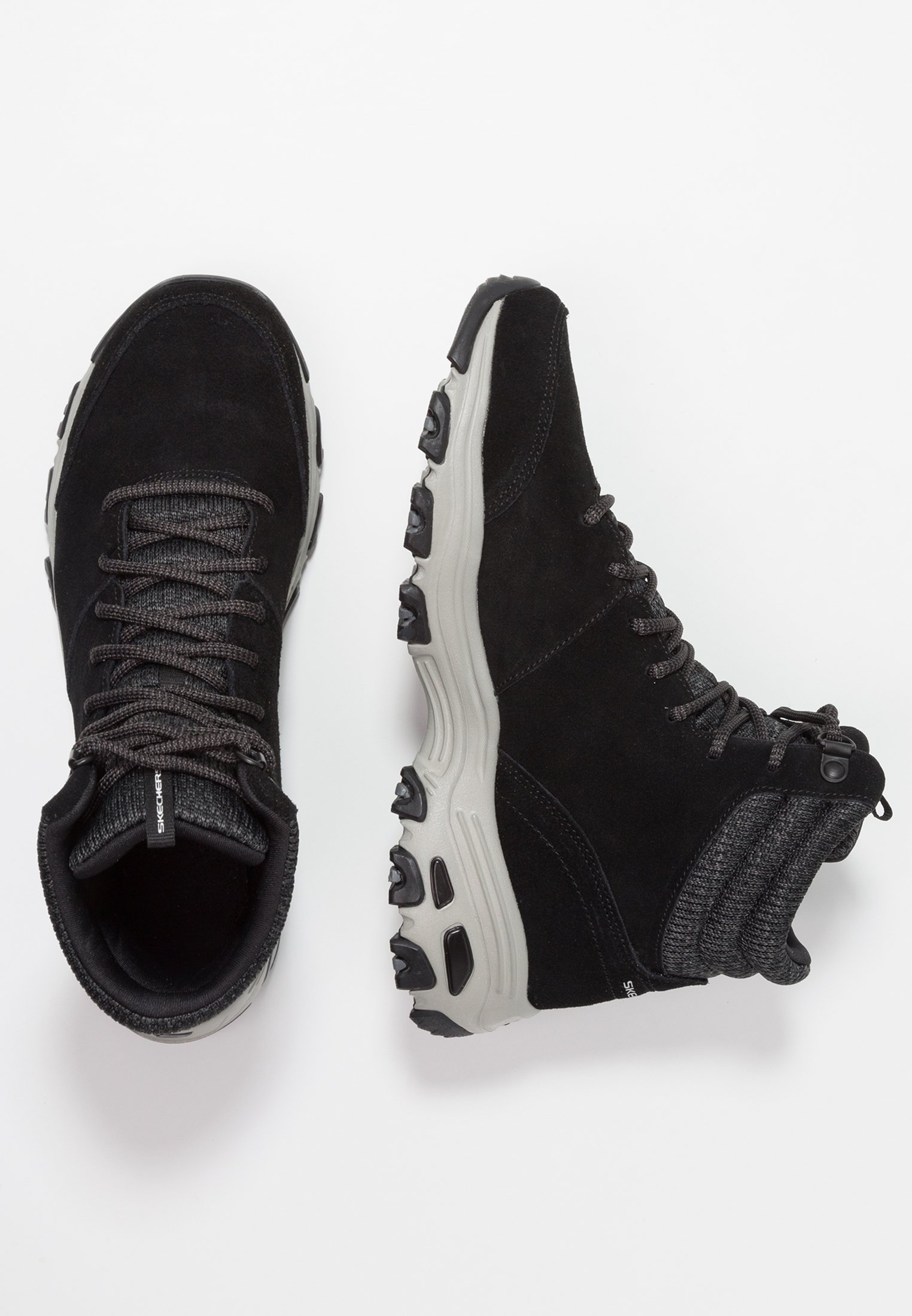 Skechers D'LITES - Botines con cordones - black/negro - Zalando.es
