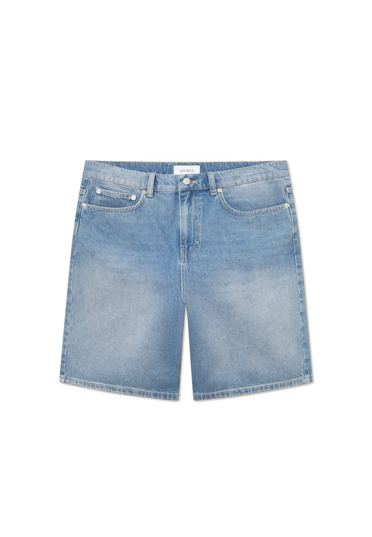 Les Deux Jeansshort lichtblauw denim