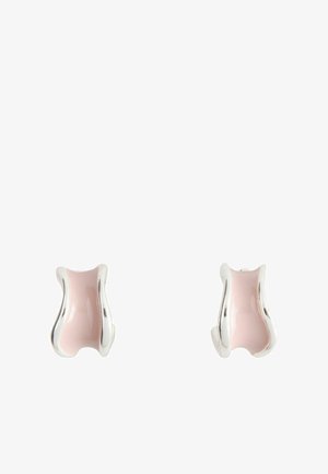 Next, ENAMEL HOOP EARRINGS - Ohrringe - pink