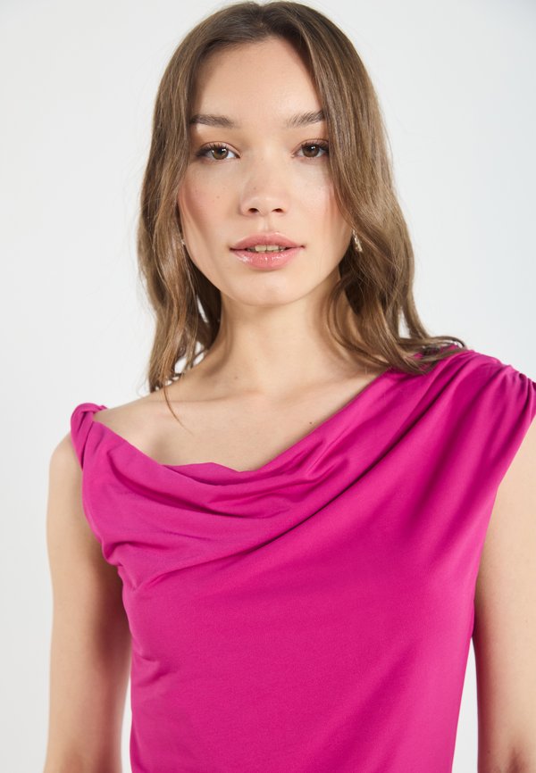 Cocktail dress / Party dress - destival fuchsia4