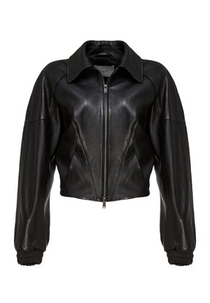 SILVIA - Kožnata jakna - black