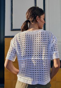 Next SHORT SLEEVE CREW NECK REGULAR FIT - Majica kratkih rukava s printom - white