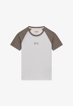 Guess, COLORBLOCK-T-SHIRT - T-shirts print - mehrfarbig weiß