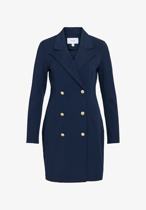 VILA, BLAZER DRESS VICLARA SHORT - Robe chemise - navy blazer