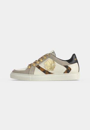 Roberto Cavalli Маратонки - ivory/off white/black
