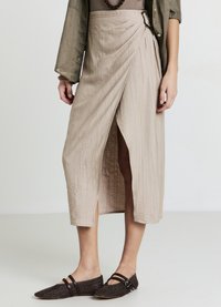 Calliope MIDI SPACCO - Gonna a tubino - tortora