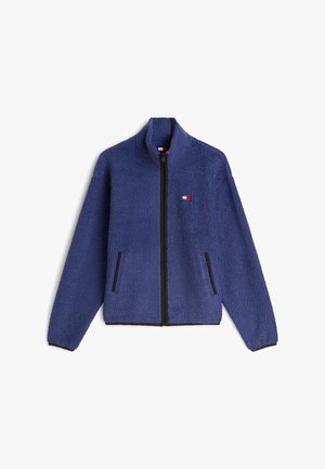 Tommy Jeans, BADGE ZIP-THRU - Fleecejacke - blue storm