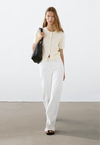 Massimo Dutti - Cardigan - mottled beige Thumbnail Image 1