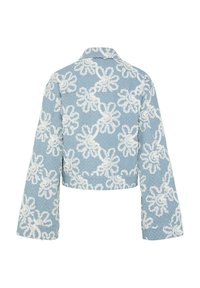 Pieces PCLIBBEY SHIRT JACKET  - Jakna iz džinsa - medium blue denim