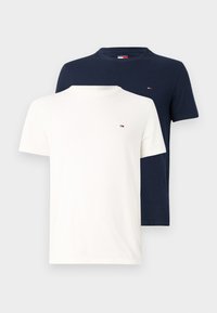 SLIM TEE 2 PACK - Basic póló - dark night navy/ecru
