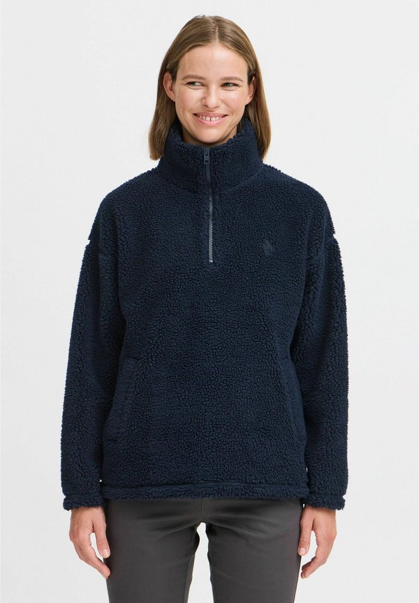 OXTOLIRONE TEDDY - Fleece jumper - total eclipse