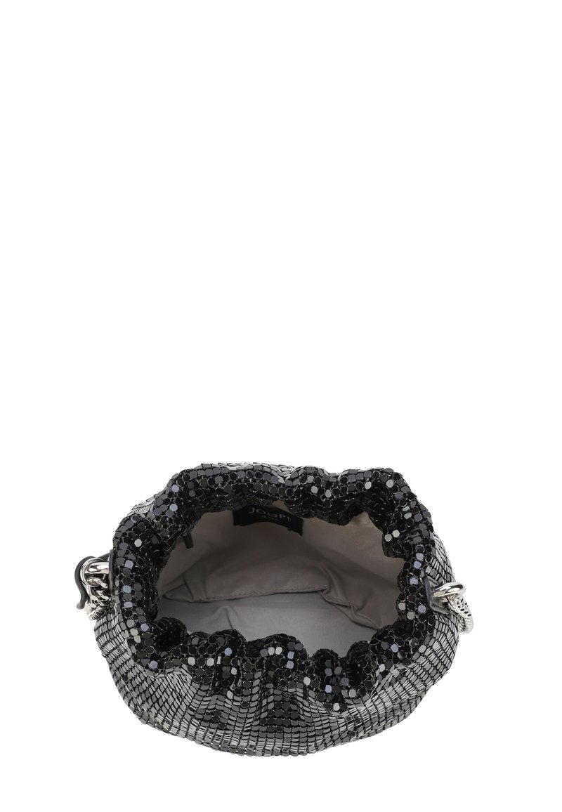 Sac Soirée JOOP! Serata Luce Swea – Noir Brillant – Petit Sac à épaule Pour Femme