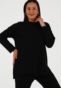 Modanisa CREW NECK PLUS SIZE  SET ALIA - Tuta - black