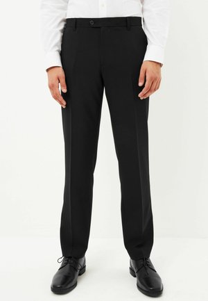 TAILORED SLIM FIT PLAIN - Nadrágok - black