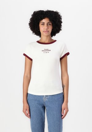 MONOTYPE SLIM RINGER  - T-Shirt print - ivory petal