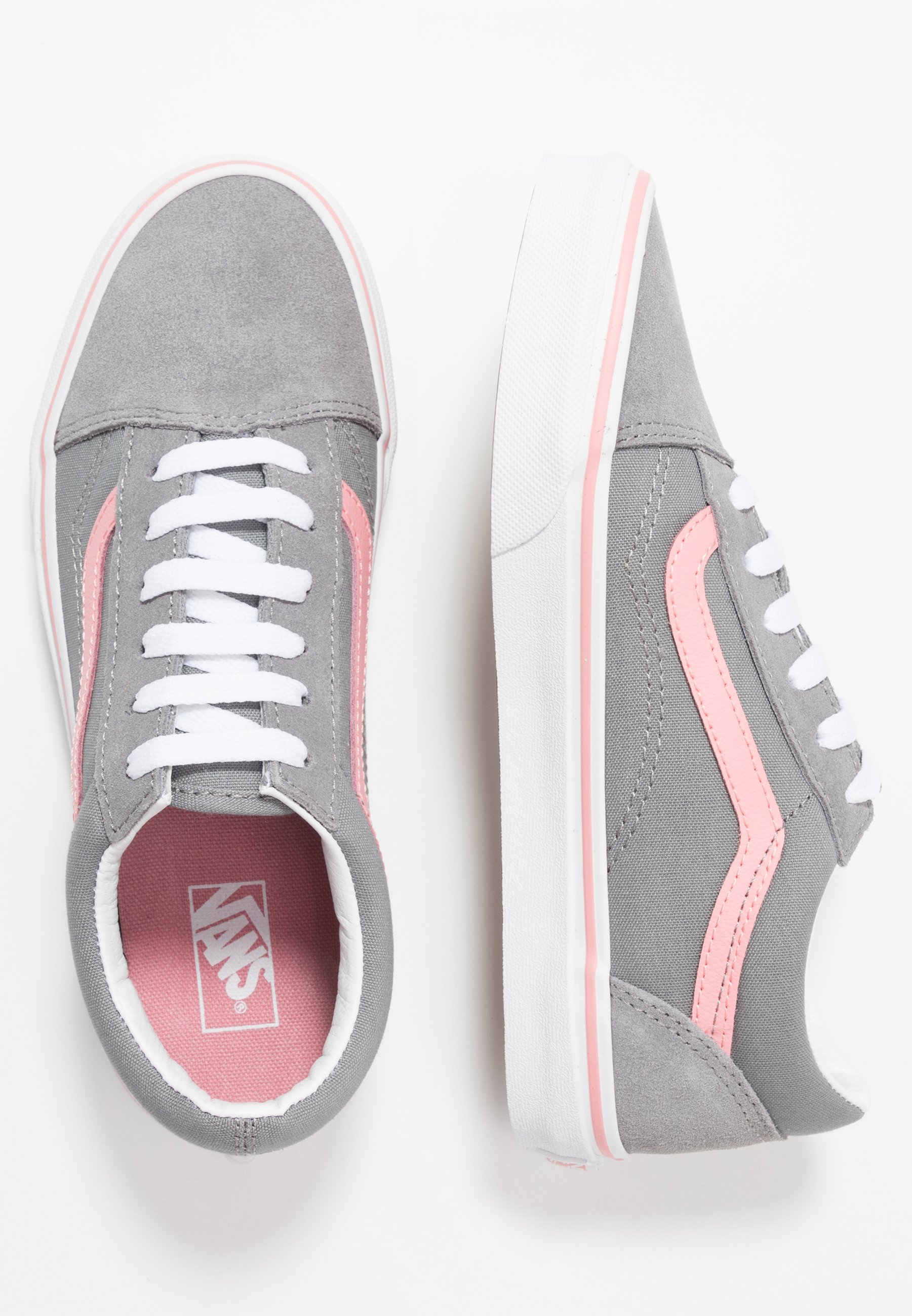 Vans trainers pink or grey Clearance
