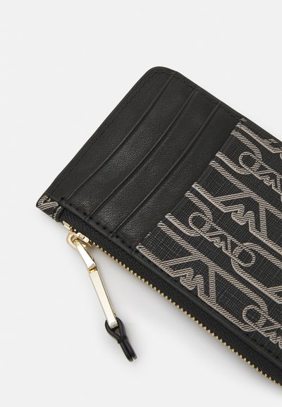 Emporio Armani CARD HOLDER MONOGRAM - Lommebok - nero/ecru