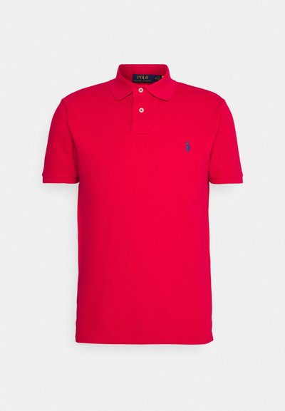 Polo Ralph Lauren CUSTOM SLIM FIT MESH POLO SHIRT - Polo krekls - sunrise red
